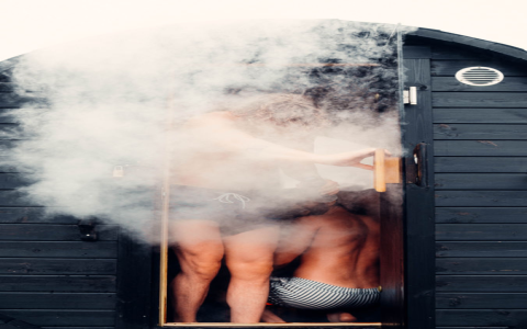 How is sauna room temperature generally controlled? What degrees are best for relaxation and health.